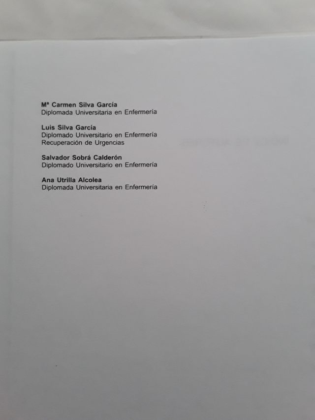 Test Oposiciones de enfermería