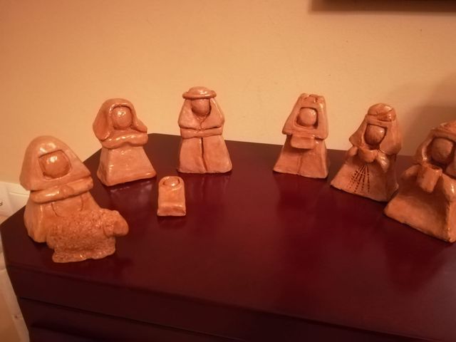 Nacimiento artesano, hecho a mano.