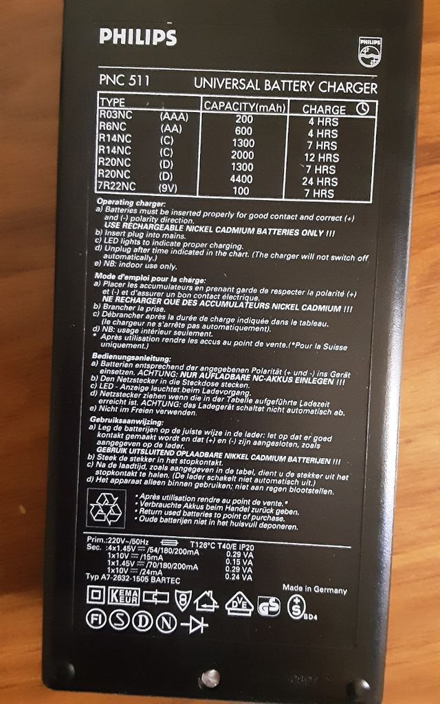 Cargador Universal FHILIPS