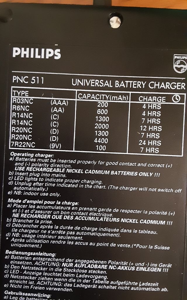 Cargador Universal FHILIPS