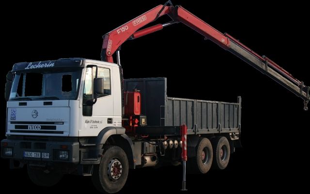 trabajos y portes con camión grua