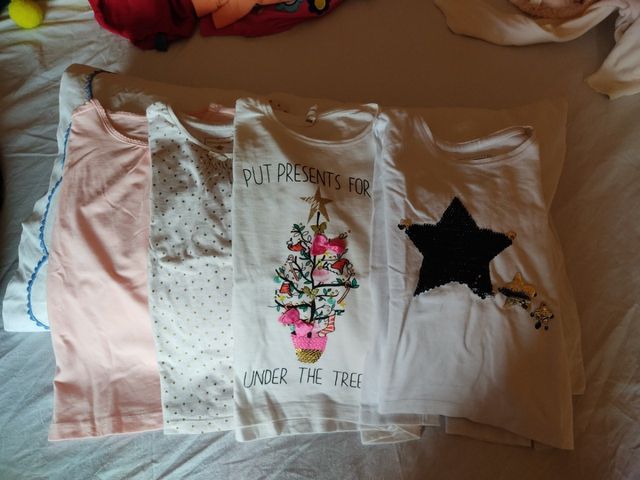 Lote 10 piezas T 5 años