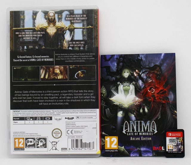 ANIMA GATE OF MEMORIES ARCANE EDITION SWITCH PAL