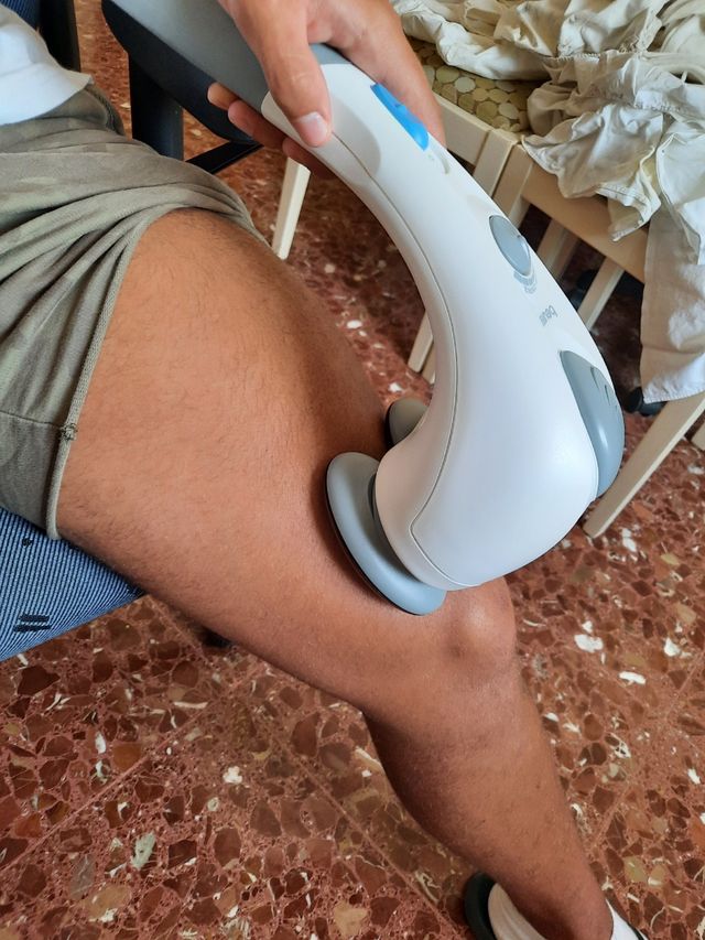 vibrador deportivo con luz infrarroja