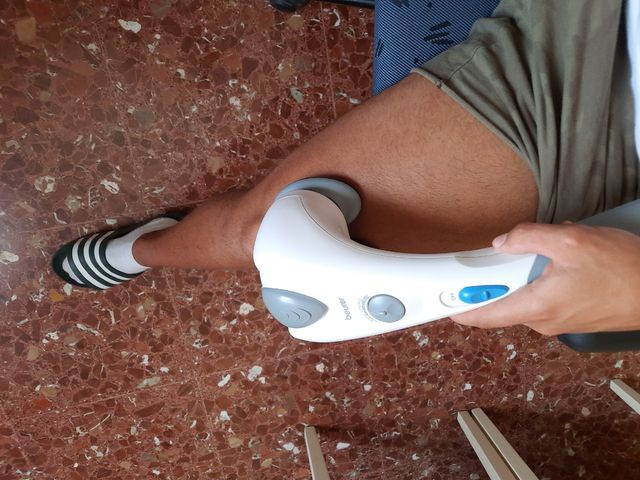 vibrador deportivo con luz infrarroja