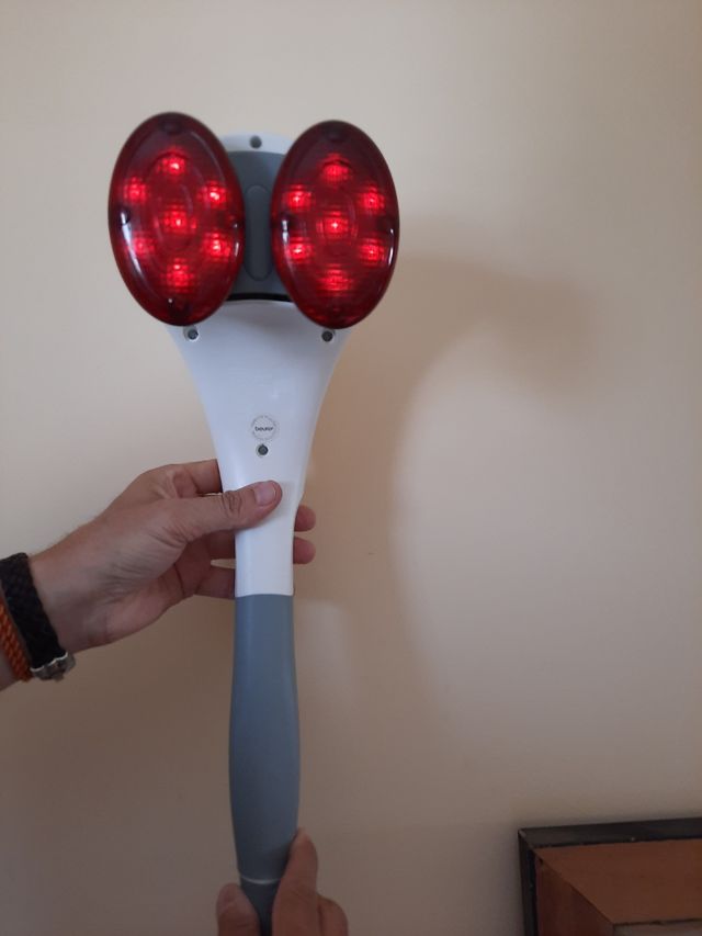 vibrador deportivo con luz infrarroja