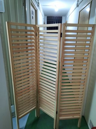 Biombo de madera de segunda mano en WALLAPOP