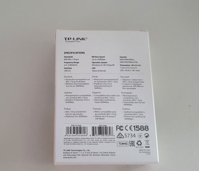 tp link 300mbps mini wireless N USB adapter