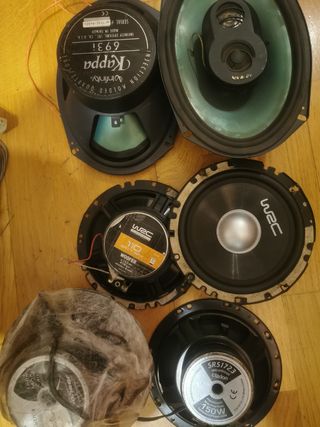 subwoofer audi a4 año 2004, y pomo, altavoces jbl