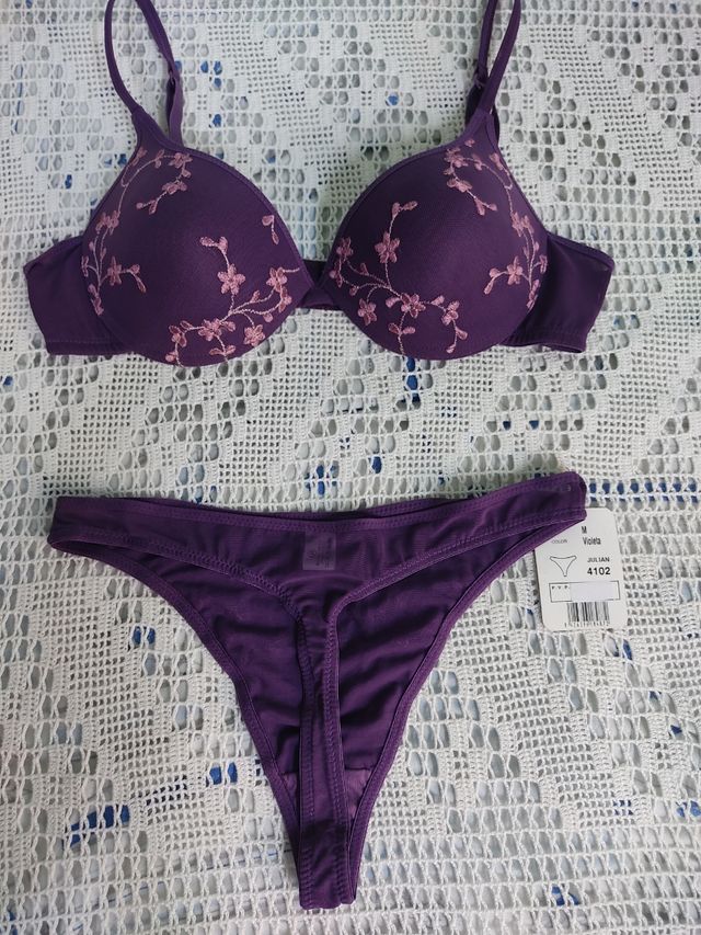 Conjunto sujetador +tanga Ivette nuevo