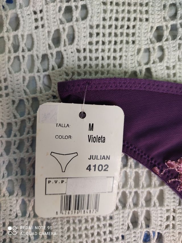 Conjunto sujetador +tanga Ivette nuevo