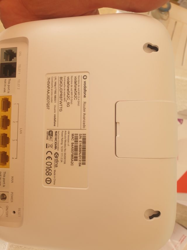 Vodafone ADSL routers