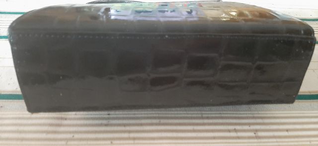 bolso charol negro vintage