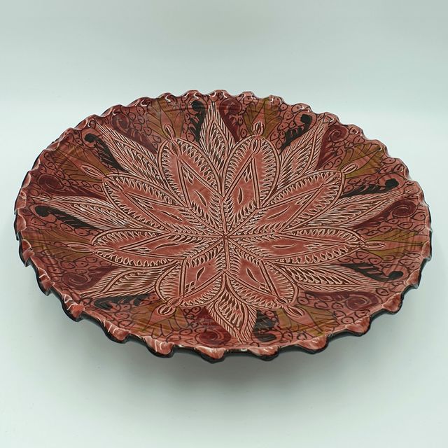 FUENTE CERÁMICA DE TERRACOTA MARROQUÍ