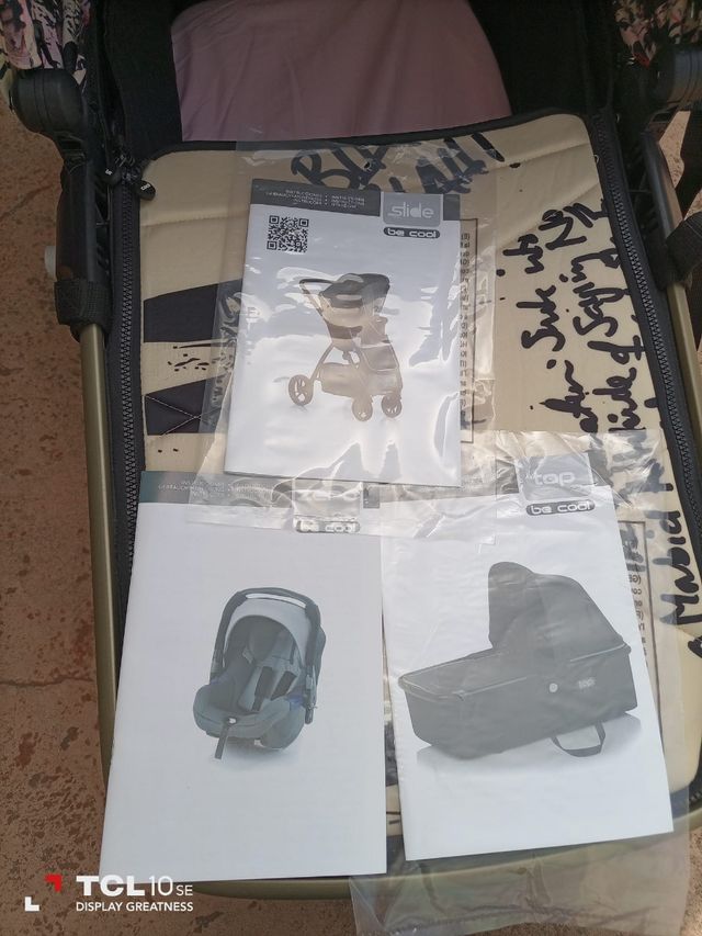 carro de bebe 3 piezas