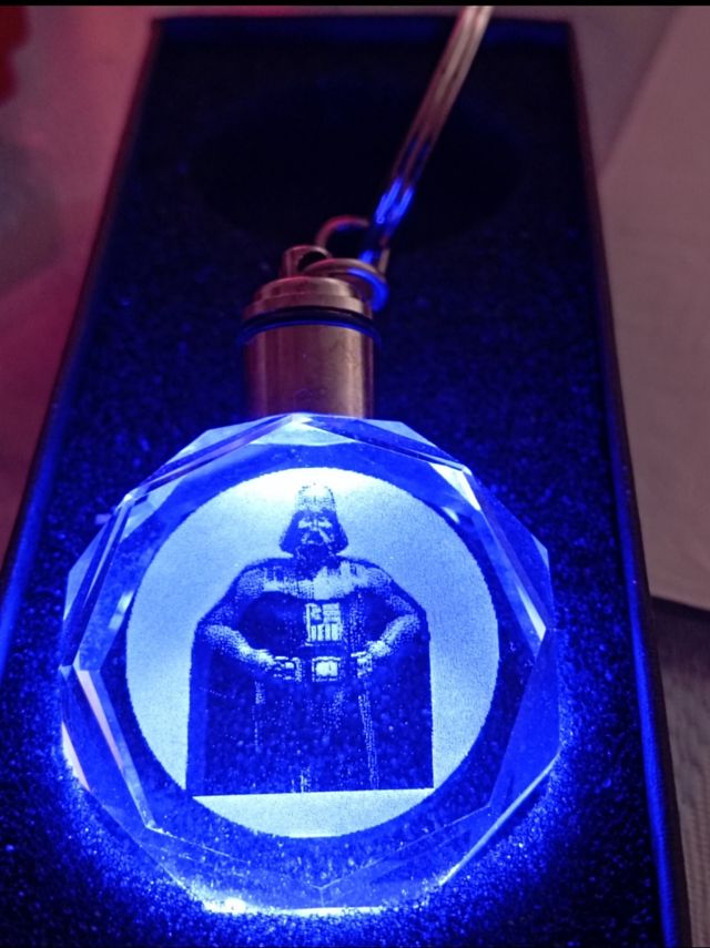 Llavero cristal Led Guerra de las Galaxias