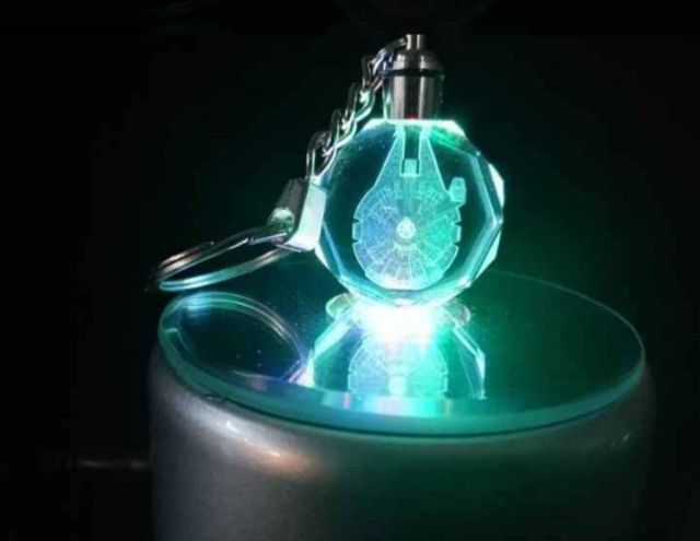 Llavero cristal Led Guerra de las Galaxias