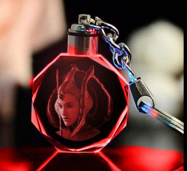 Llavero cristal Led Guerra de las Galaxias