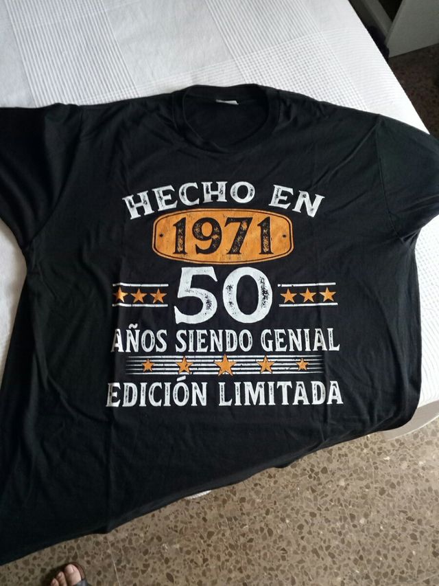 camiseta 50 cumpleaños
