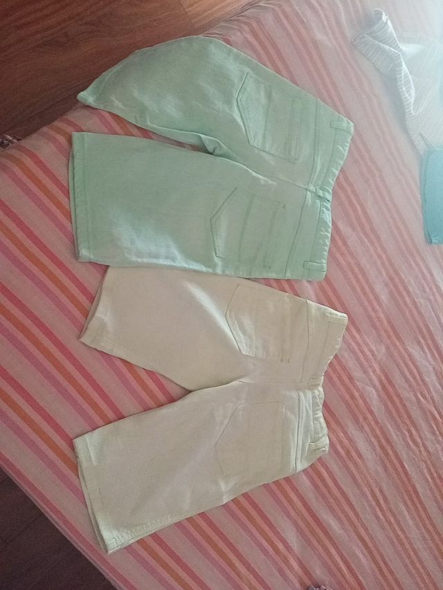 pantalones pirata  verano 8 euros los dos