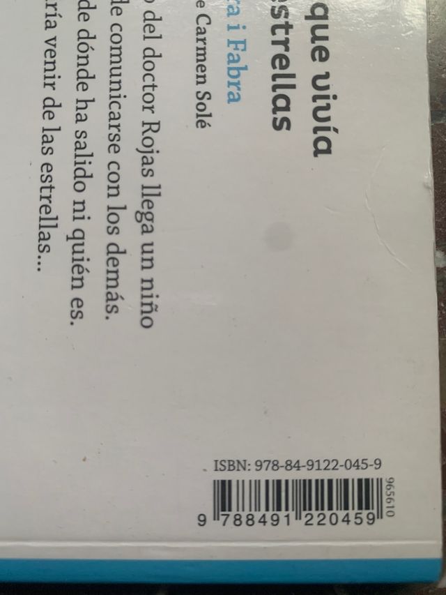 El niño que vivía en las estrellas.