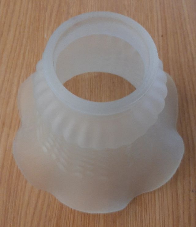 Tulipa cristal decorativa para lámpara colgante