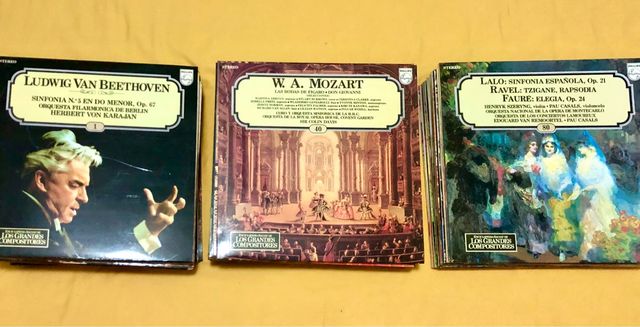 Colección de 100 Vinilos clásicos completa