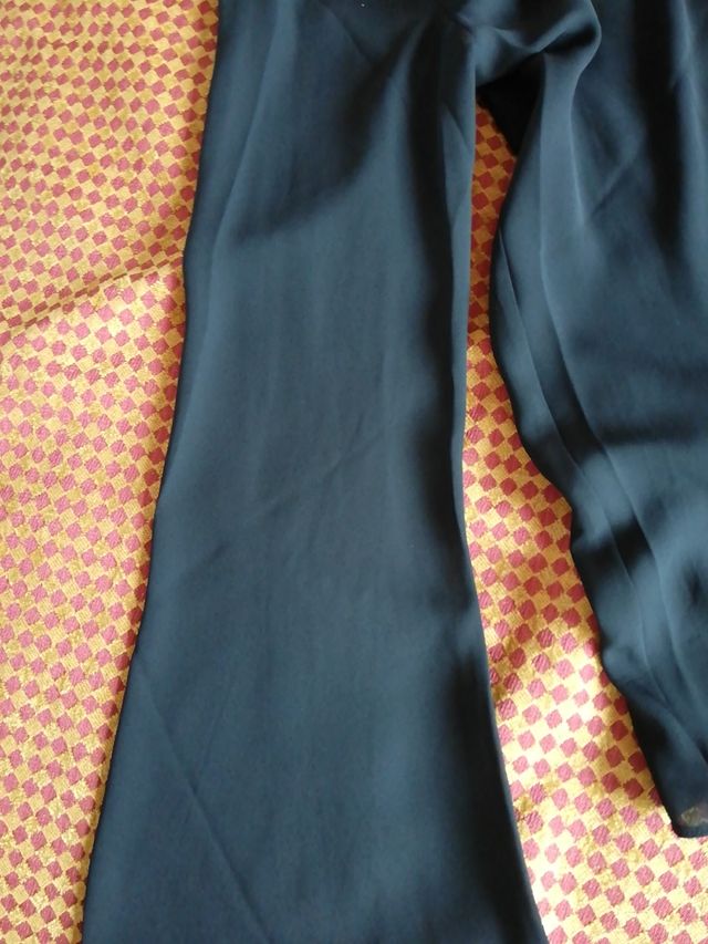 Top Blusón negro gasa M