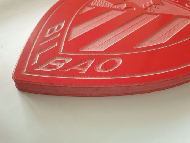 Escudo Athletic Club de Bilbao grabado en piedra