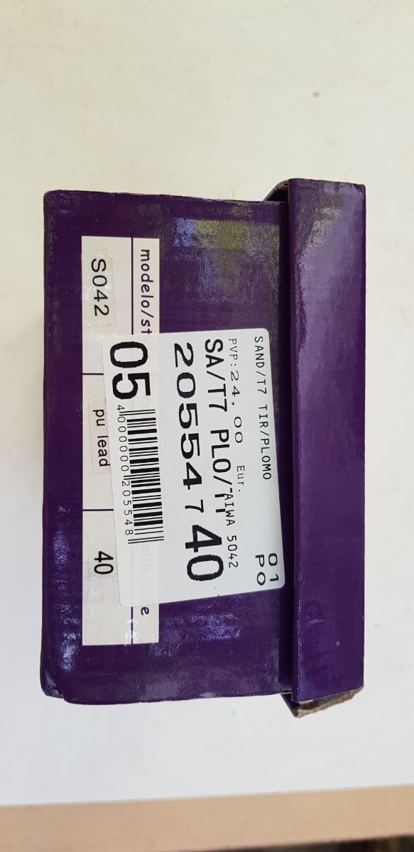 Sandalias vestir plateada T40