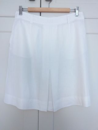 Falda lino mujer Massimo Dutti de segunda mano por 10 EUR en Lorca en  WALLAPOP