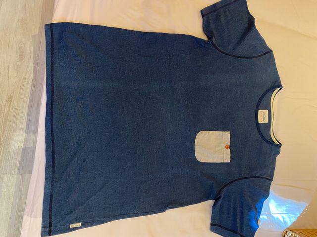 Camiseta Joven Algodón marca Parca, marino