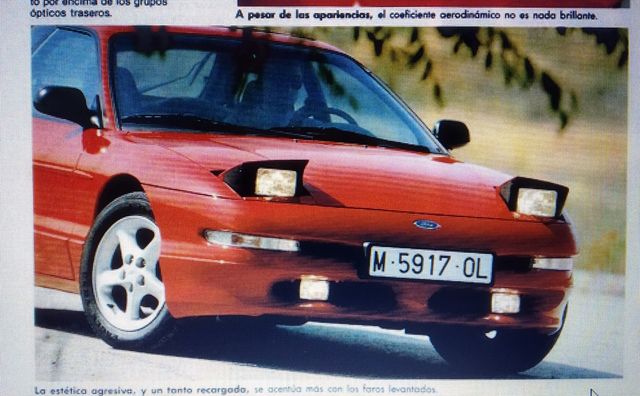 Pruebas Ford Probe de revistas