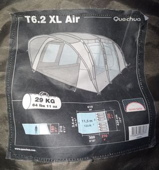 Tienda de campaña Quechua T6.2 XL Air 