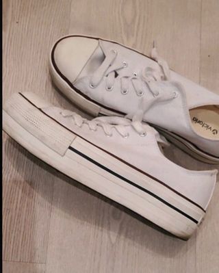 Bambas plataforma Victoria T40 de segunda mano por 12 EUR en Getafe en  WALLAPOP