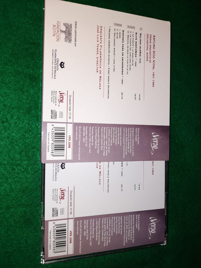 ARTURO DUO Obras orquestales