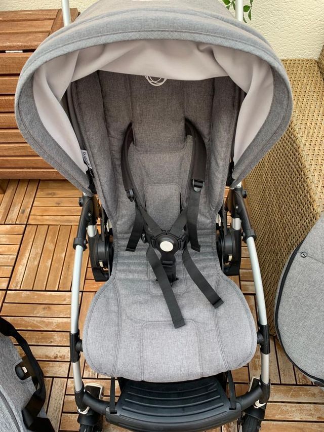 Silla Bugaboo Bee5 con capazo, patin, saco, capota