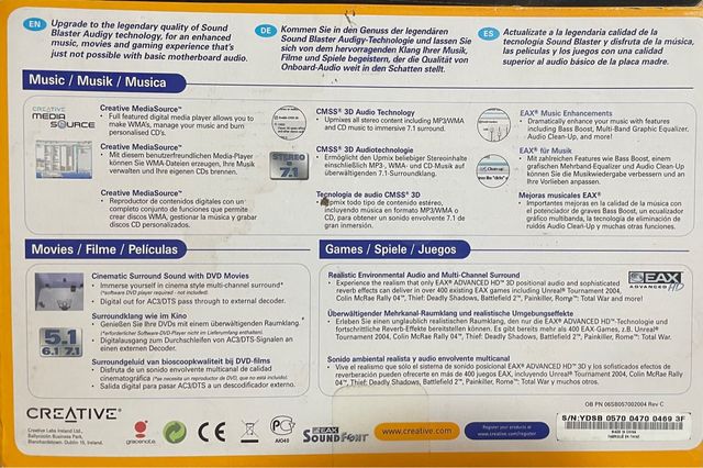 sound blaster Audigy se