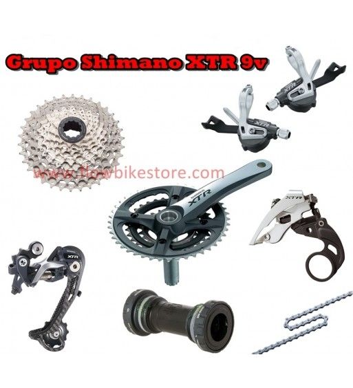 Grupo SHIMANO XTR 972 9velocidades. PREGUNTAR.