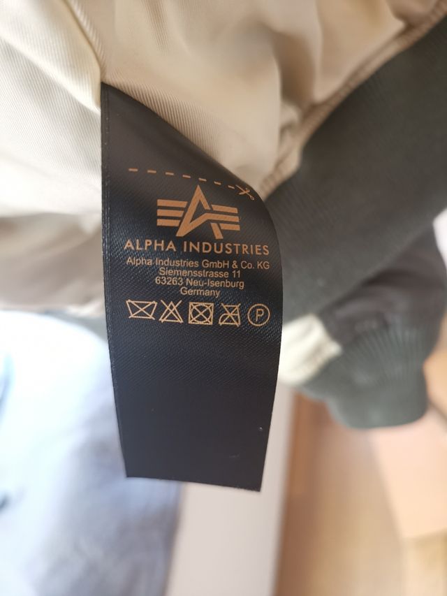 Bomber Alpha Industries entretiempo