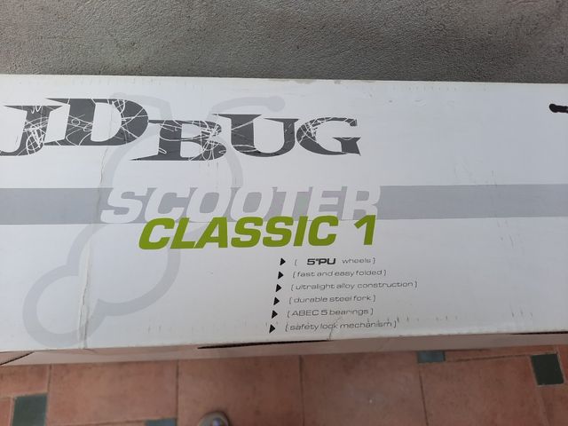 Patinet plegable d'alumini.