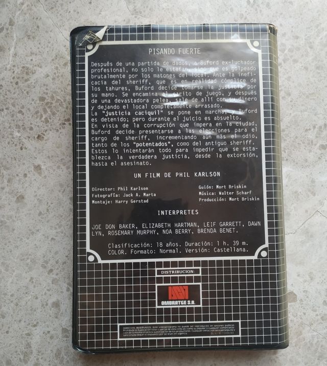 VHS pelicula - Pisando Fuerte