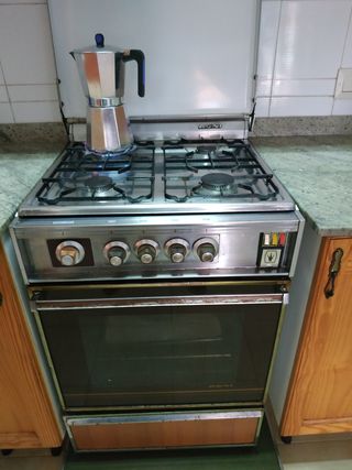 Cocina horno butano en Torrevieja de segunda mano por 20 EUR en Beniajan en  WALLAPOP