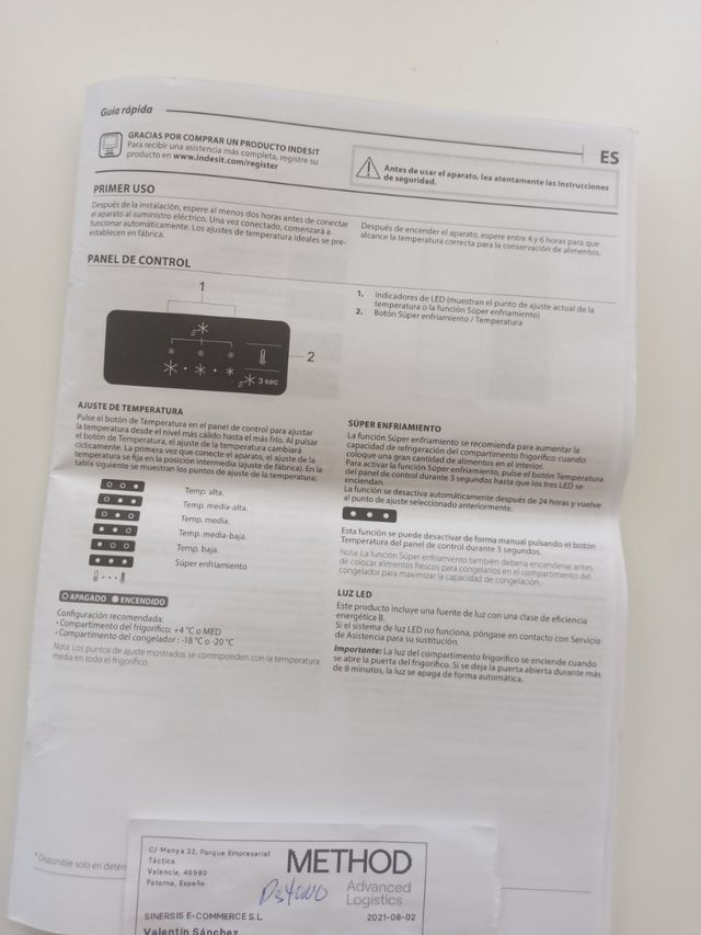 Frigorífico en Islantilla, Huelva