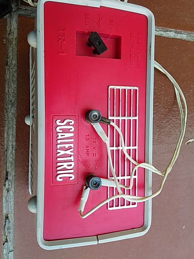 Transformador y mandos Scalextric