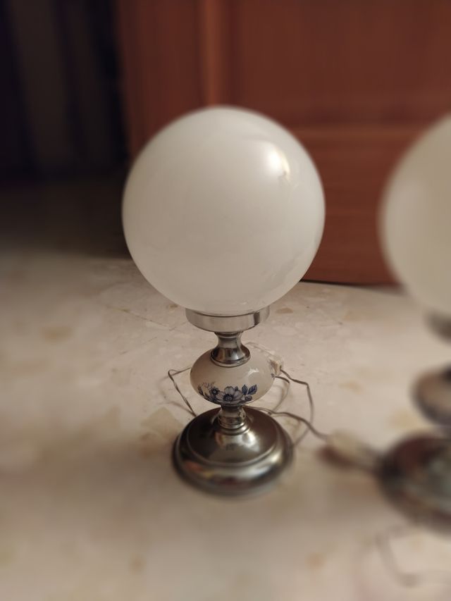 Lámpara de mesa antigua (x2)