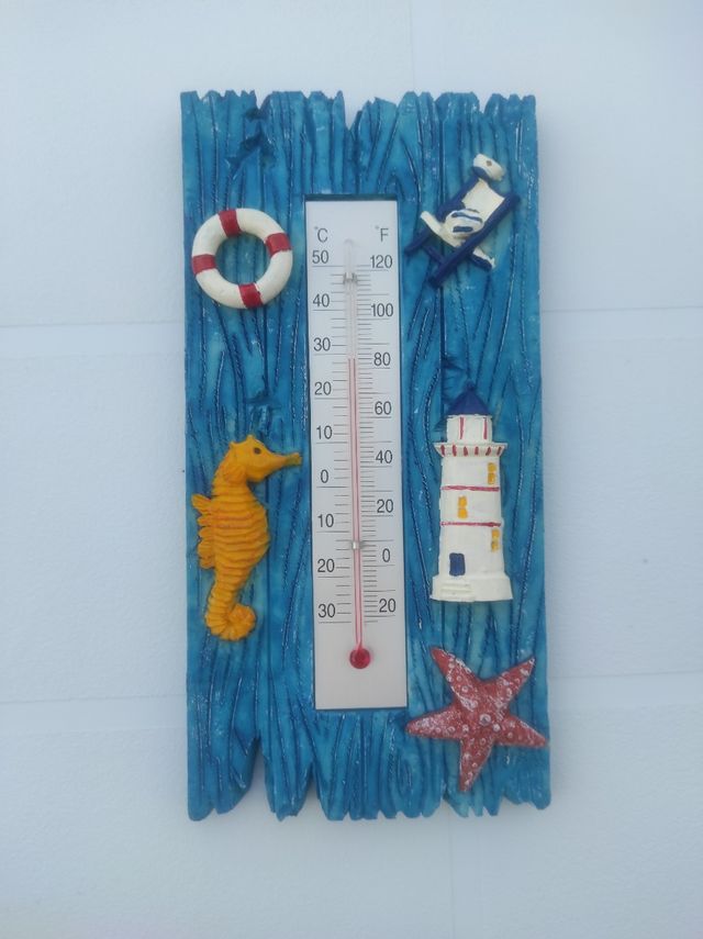 Cuadro figura Luna y termómetro.