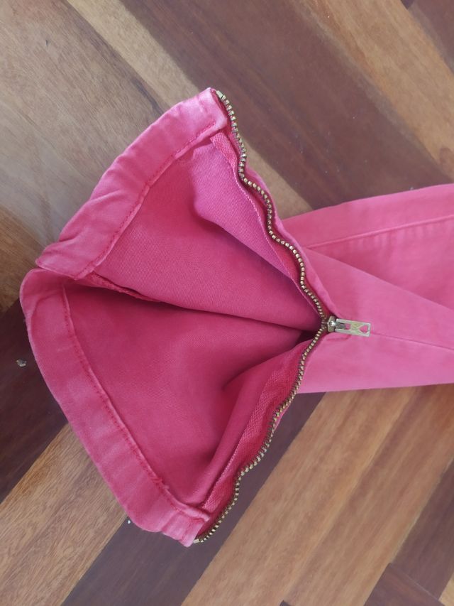 Pantalón Rosa 42 Mujer Moda 
