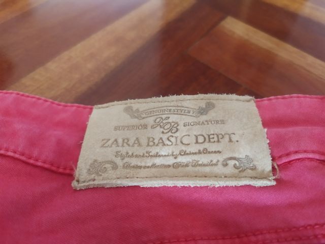 Pantalón Rosa 42 Mujer Moda 