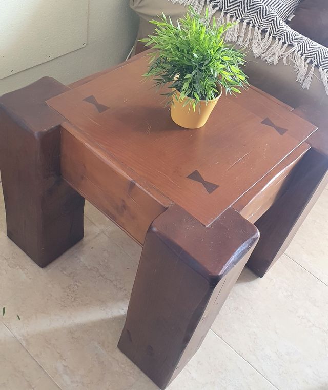 Dos mesas de cerezo rincón y centro NEGOCIABLE